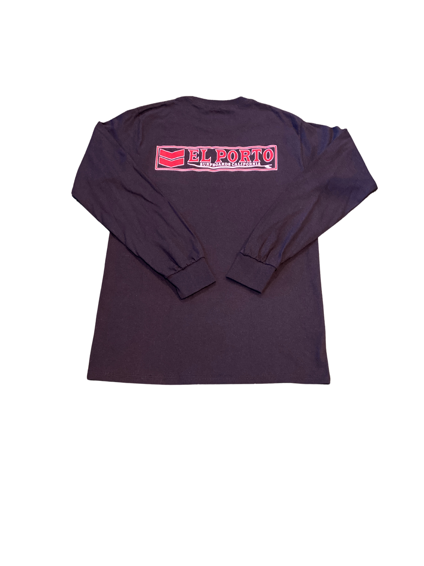 El Porto Surf Shop Chevron Long Sleeve Black