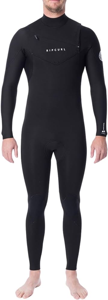 MENS: Dawn Patrol 4/3mm C/Zip BLACK