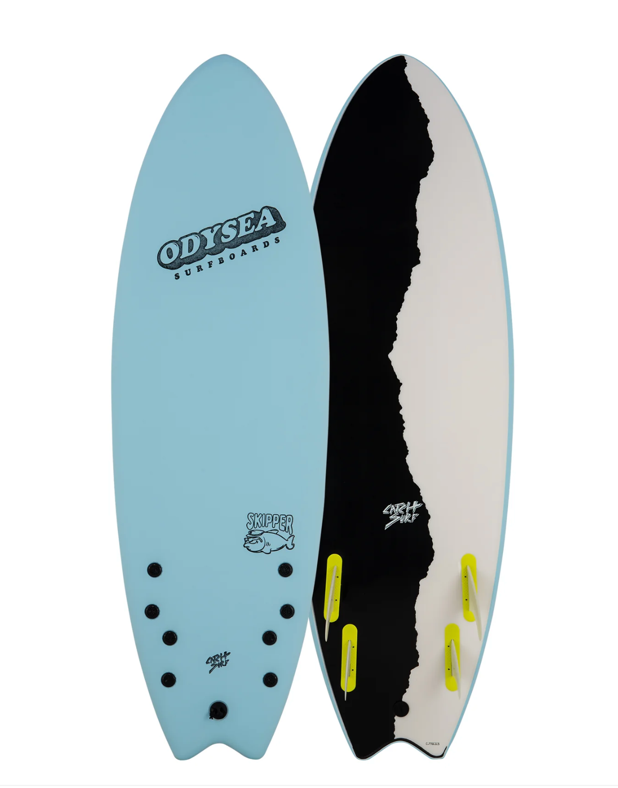 Odysea Catch Surf Skipper 5'6 Quad Sky Blue (Rent)