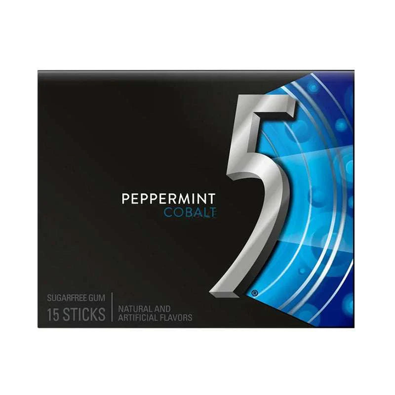 5 Gum Peppermint Cobalt Gum