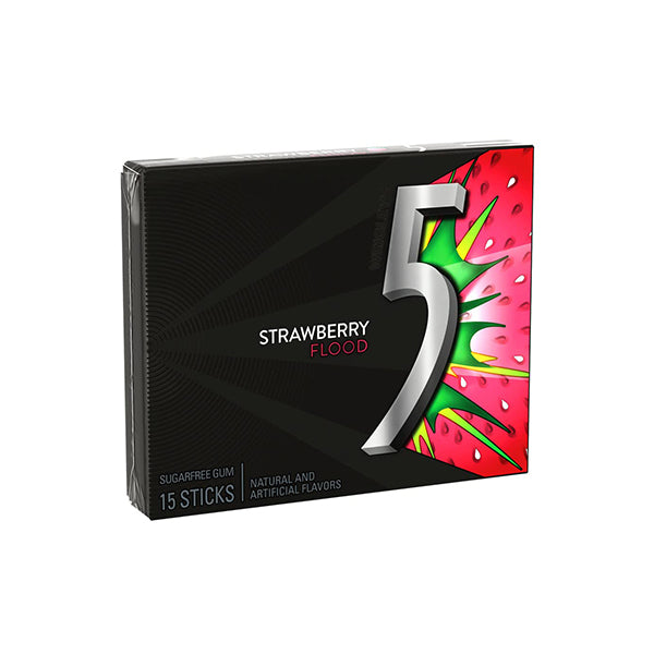 5 Gum Strawberry Gum Flood