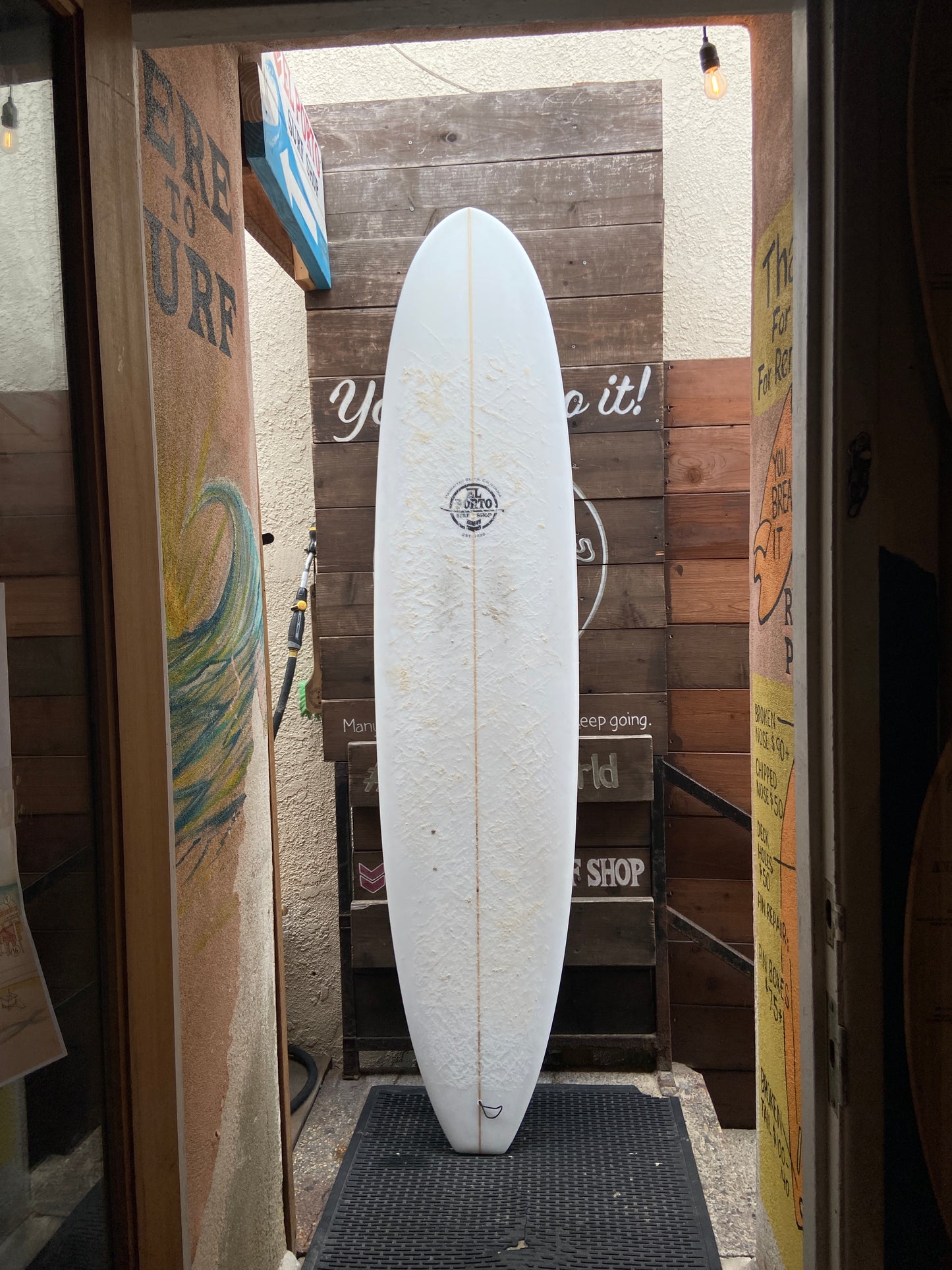 RENT: 8'0 Longboard Single Fin El Porto Surfboards