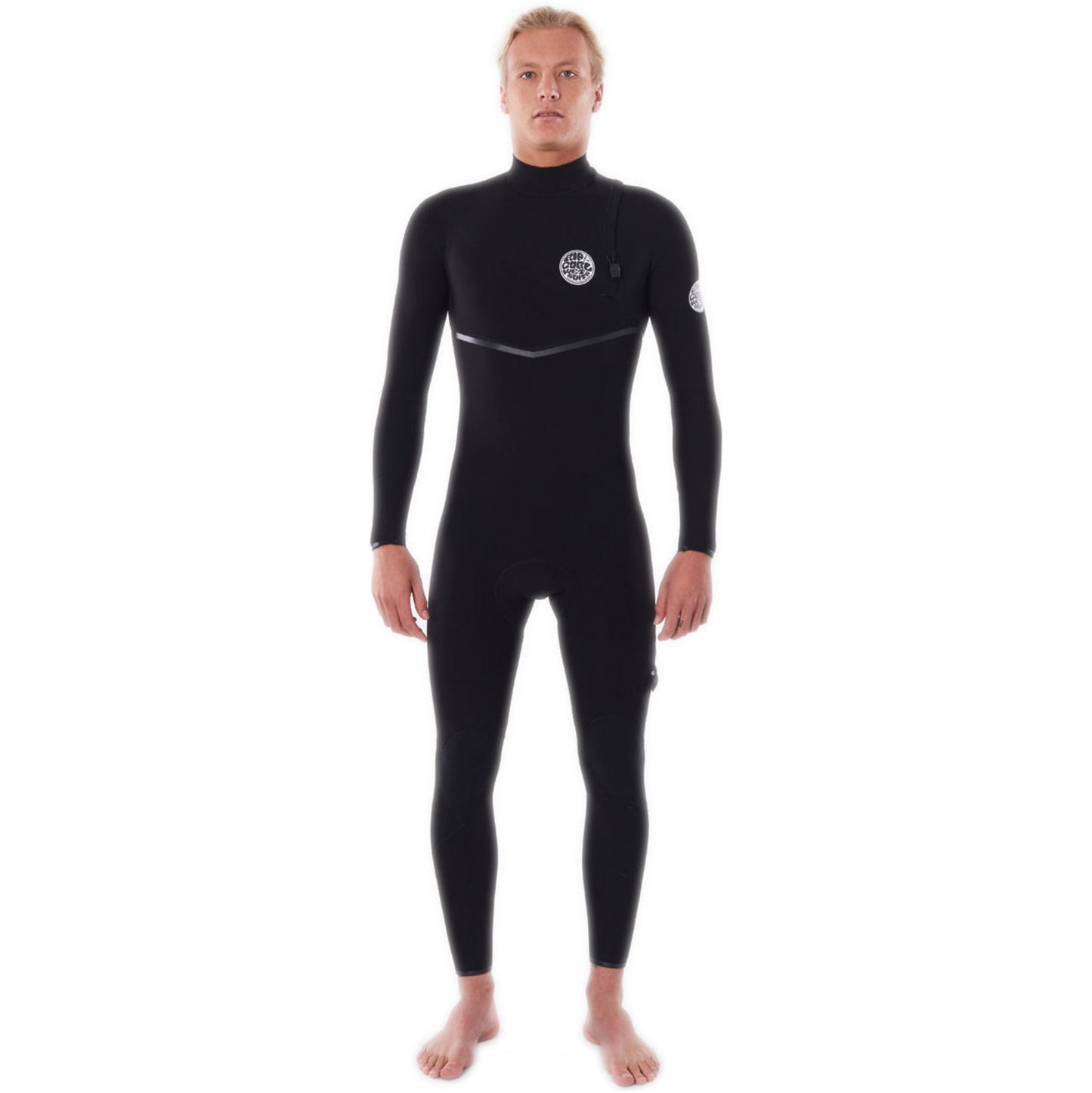 MENS: E-Bomb 3/2mm C/Zip BLACK