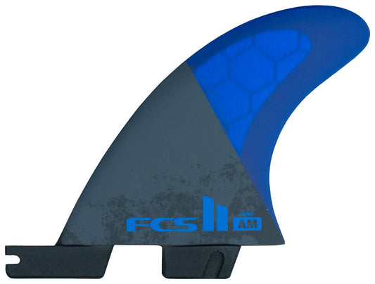 FCS 2 AM PC Medium Cobalt Tri-Quad fins
