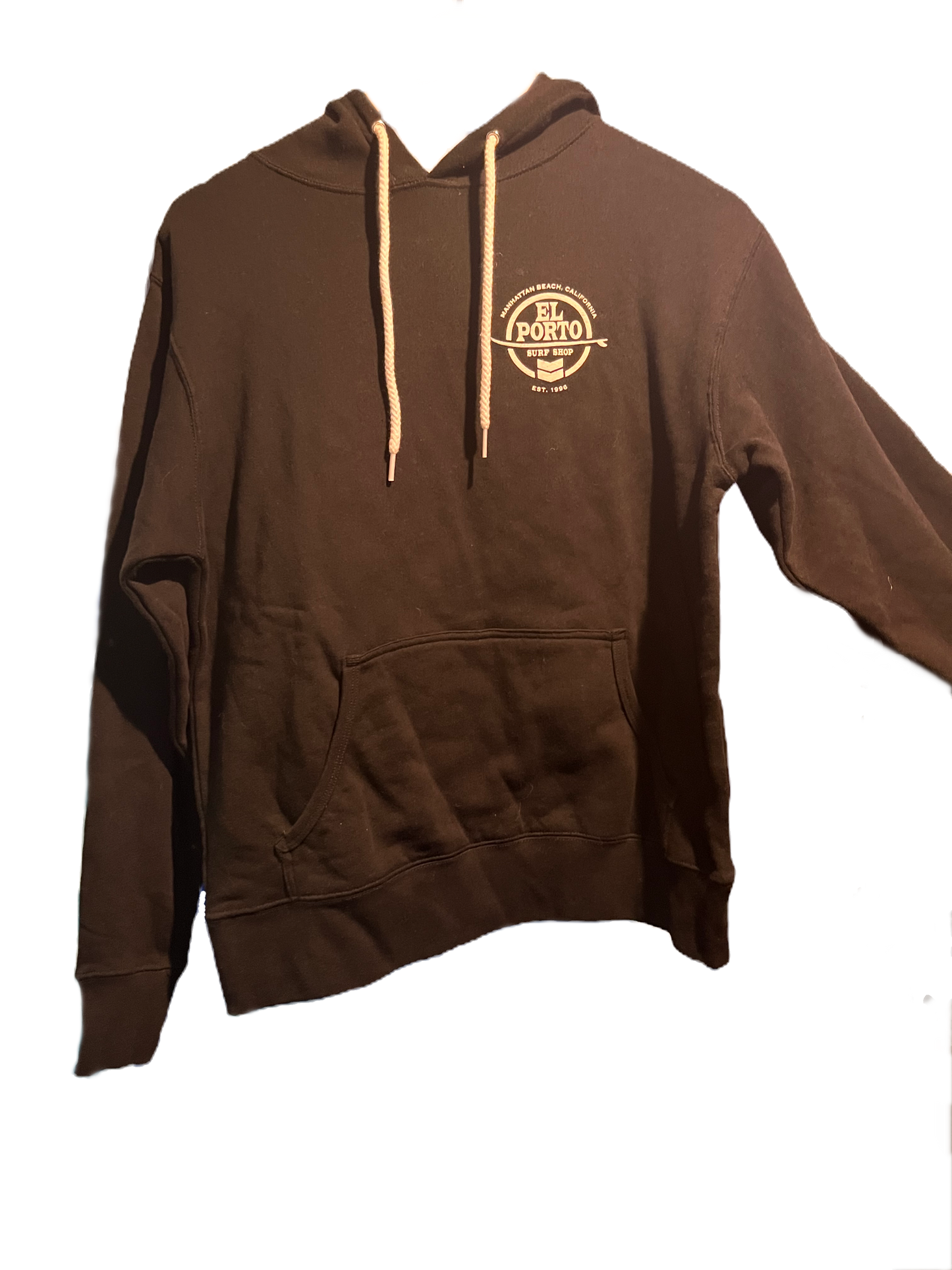 El Porto Surf Shop Circle logo Women’s Black Hoodie