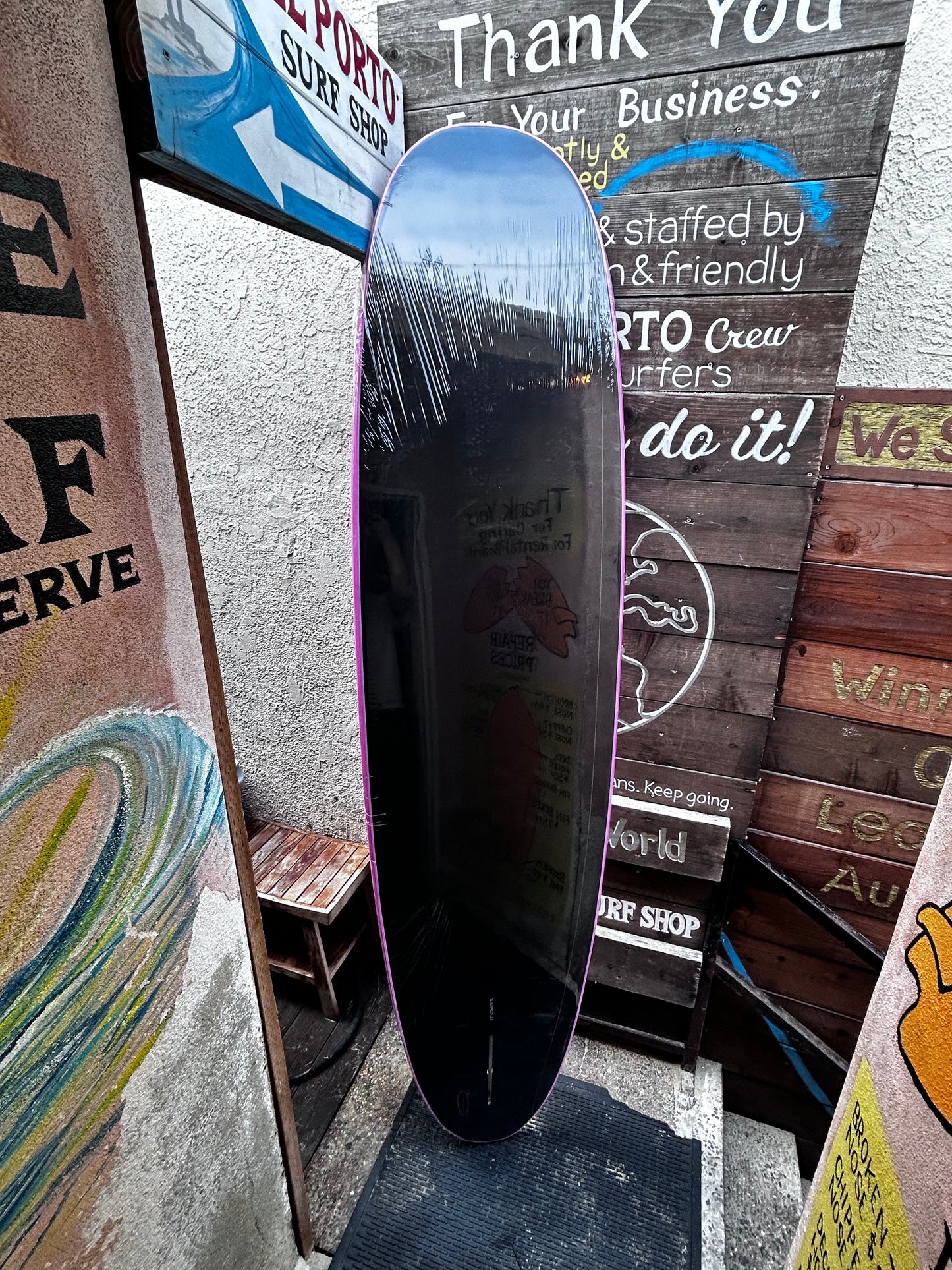 Slab Stick 8'2" Foam Board Pink (NEW)