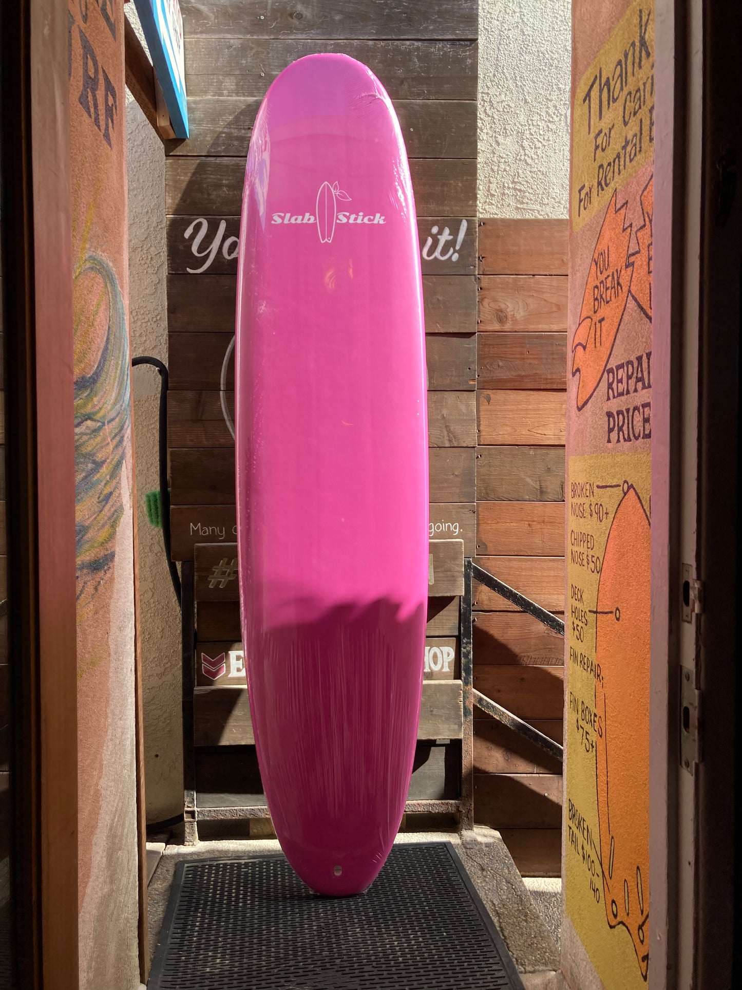 RENT: Slab Stick 8’2 (Pink)