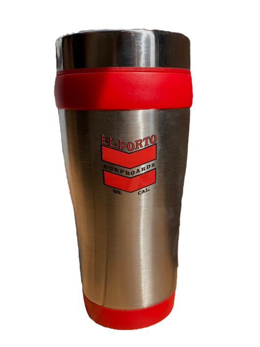 El Porto Travel Mug (Red/Grey)