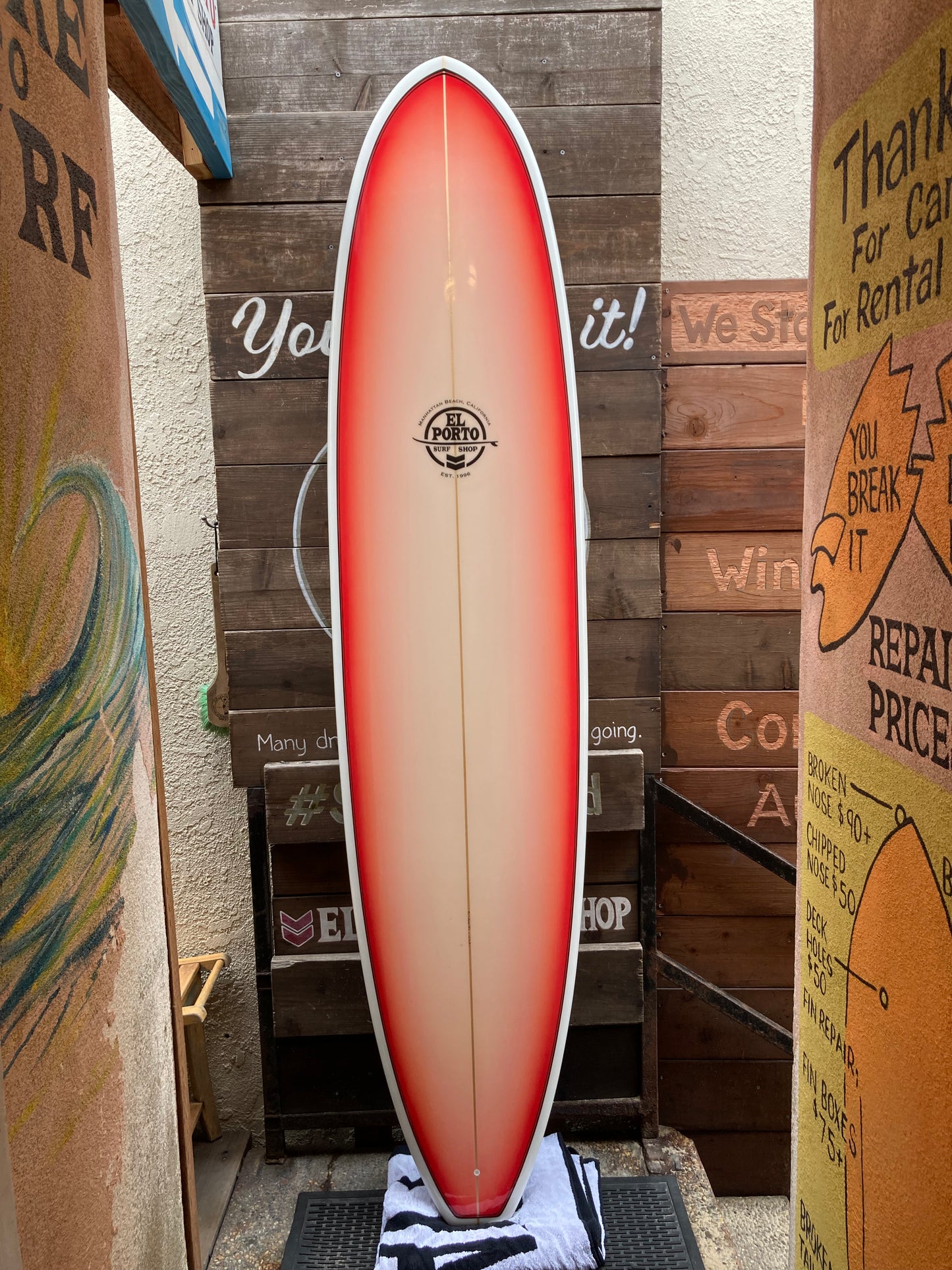 El Porto x Barahona Red Rail Fade 8'0