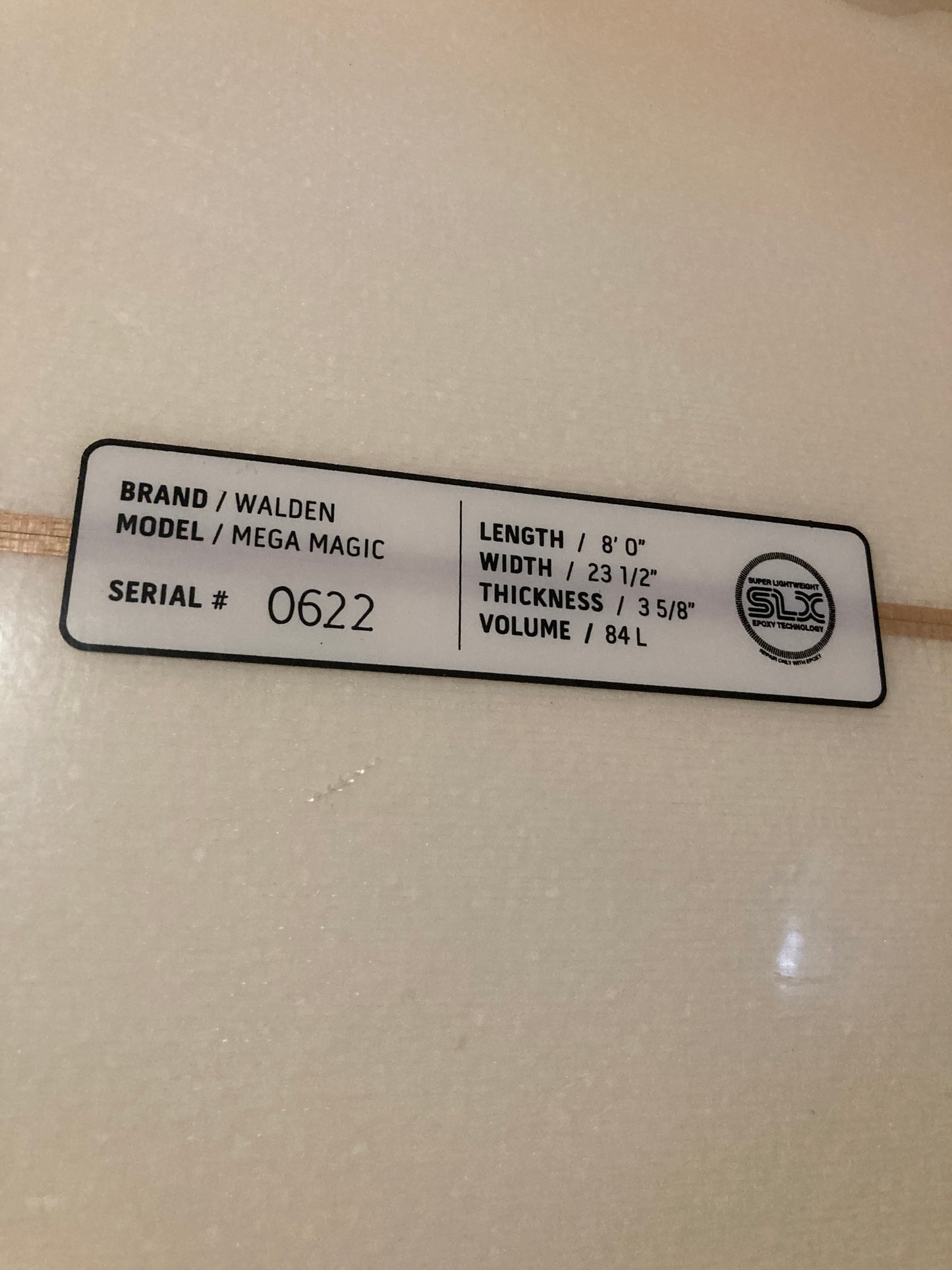 Walden 8ft Mega Magic Surfboard