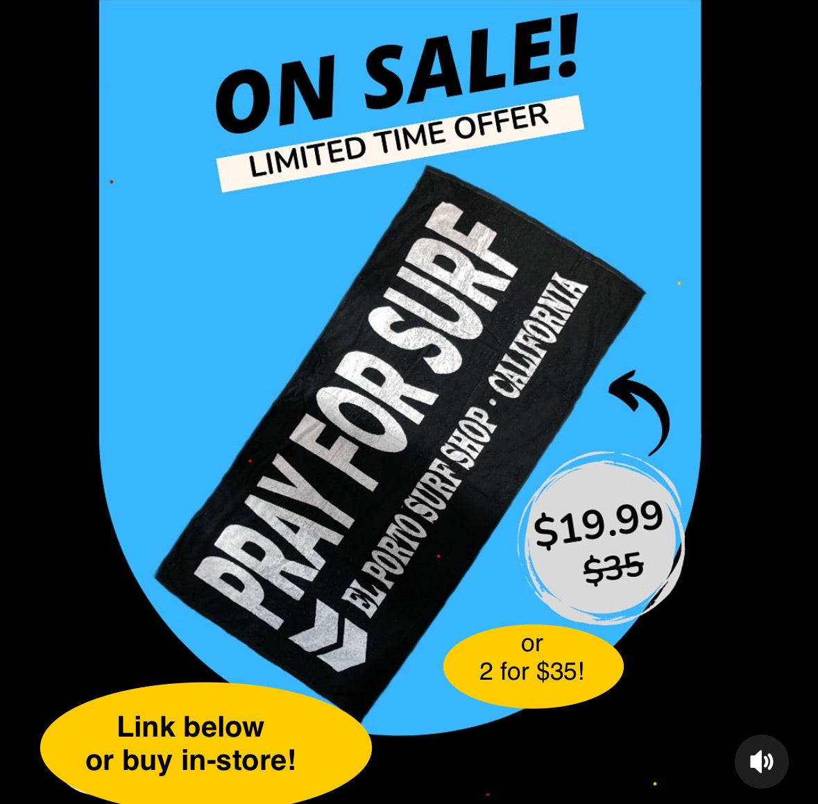 Pray for Surf Towel