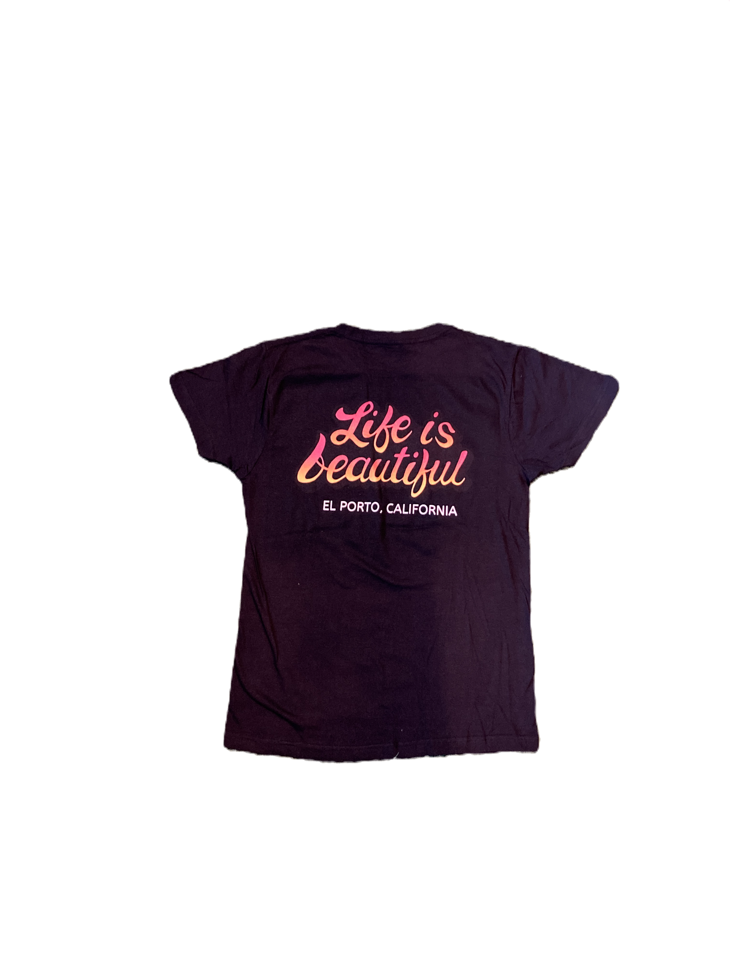 El Porto "Good Vibes" Black Shirt