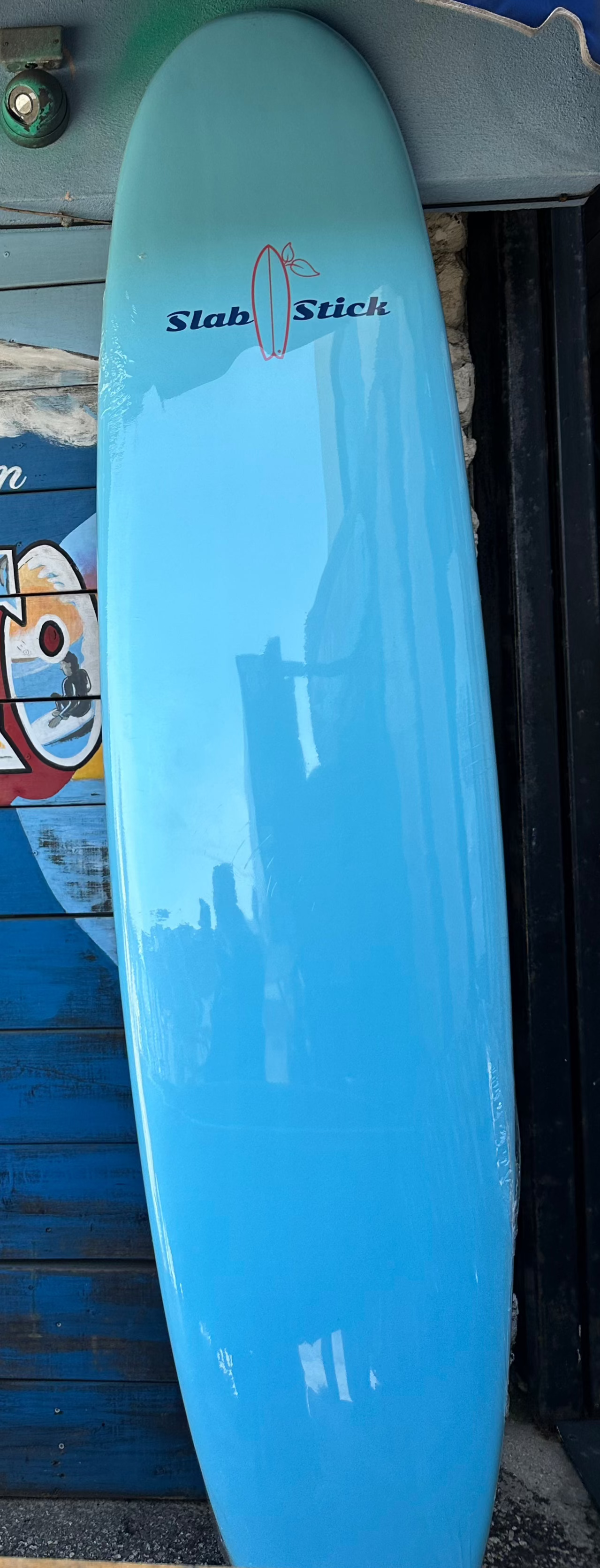 Slab Stick 8'2" Foam Board Blue (NEW)