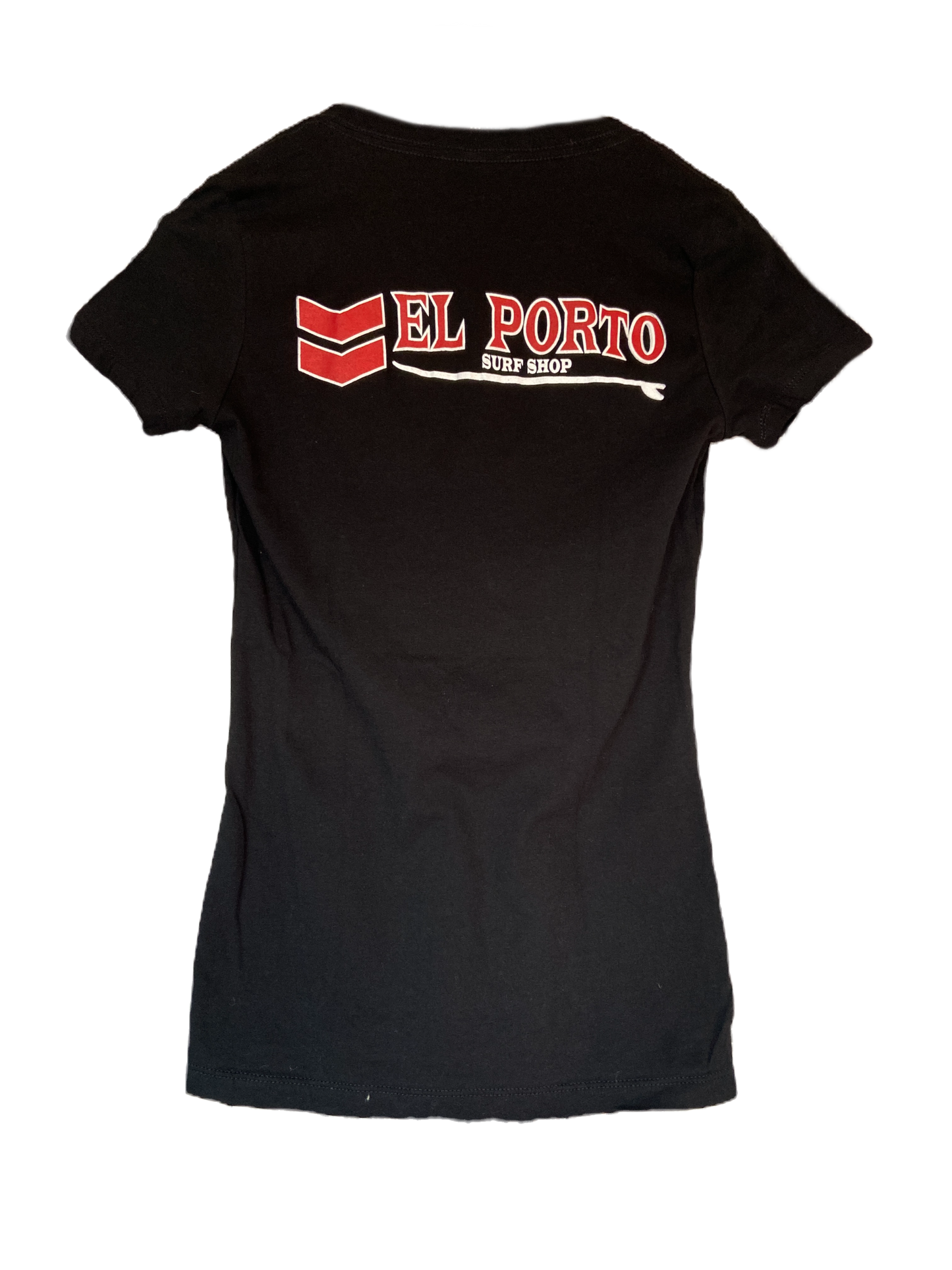 Women’s Classic El Porto Surf Shop Logo V-Neck