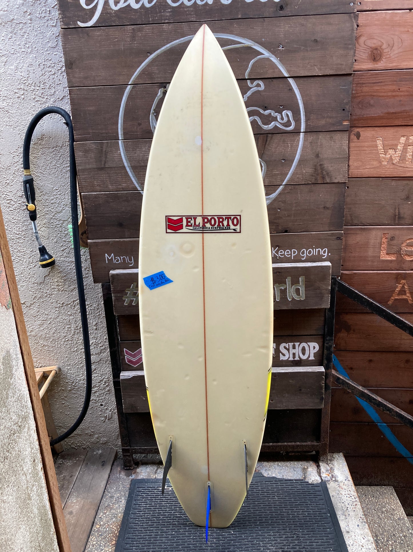 USED: El Porto Fire Thruster Surfboard