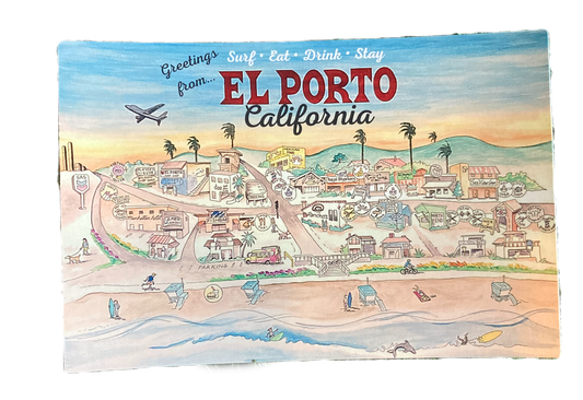 El Porto Postcard