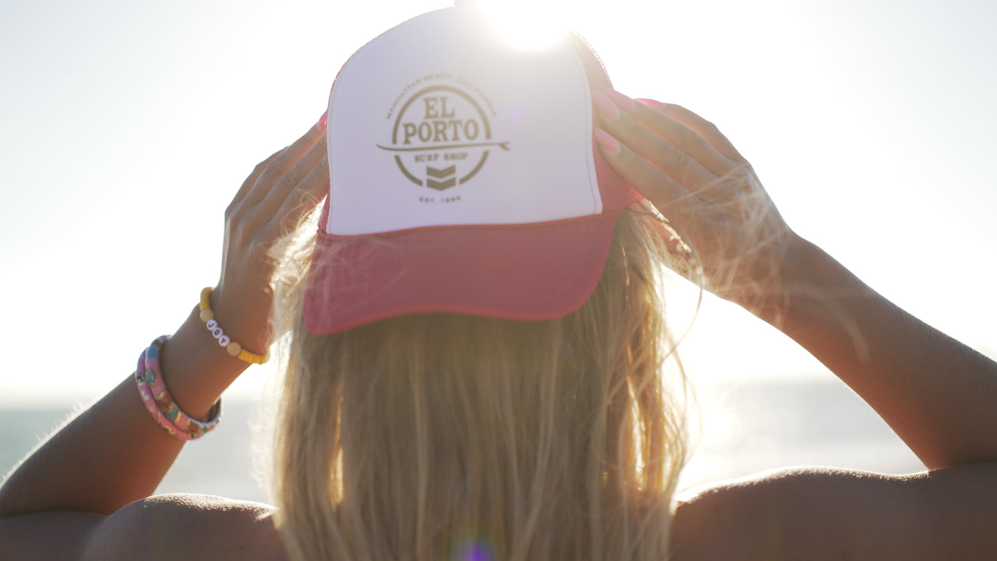 El Porto "Trucker" Hat Red / White