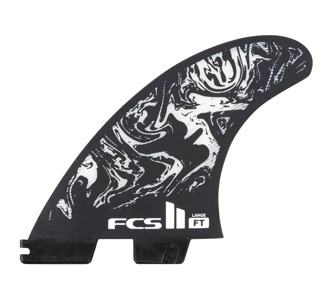 FCS II FT PC Medium Black/White Tri Fins
