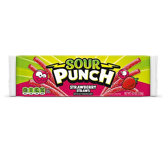 Sour Punch Strawberry Straws