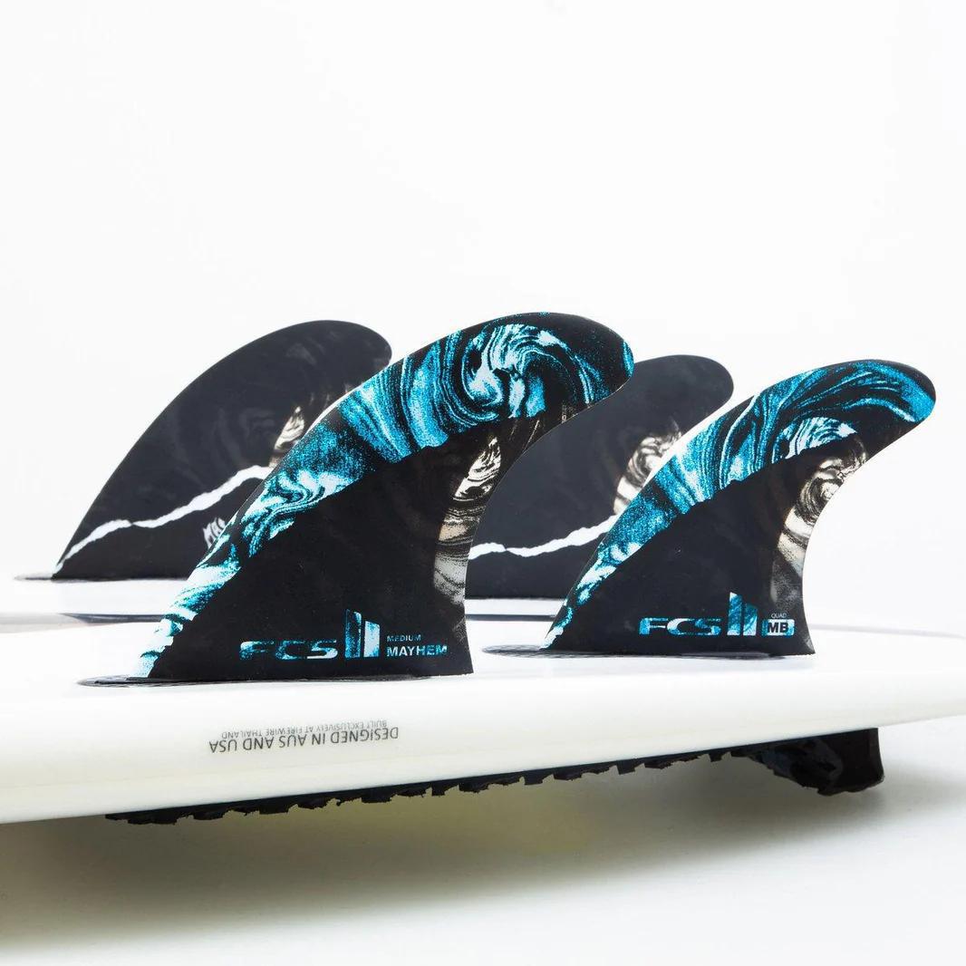 FCS 2 MB PC Carbon Medium Blue Tri-Quad (Medium)