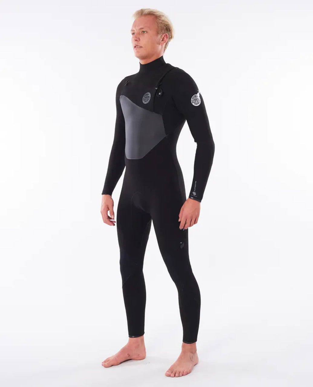 MENS: Flashbomb 3/2mm C/Zip BLACK