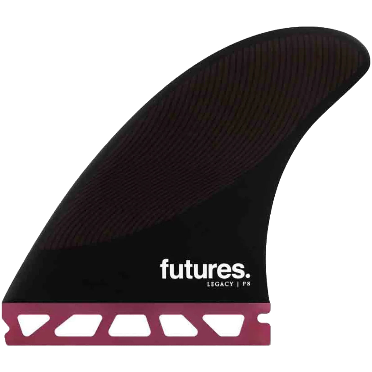 Futures Large Thruster Burgundy/Black P8 HC