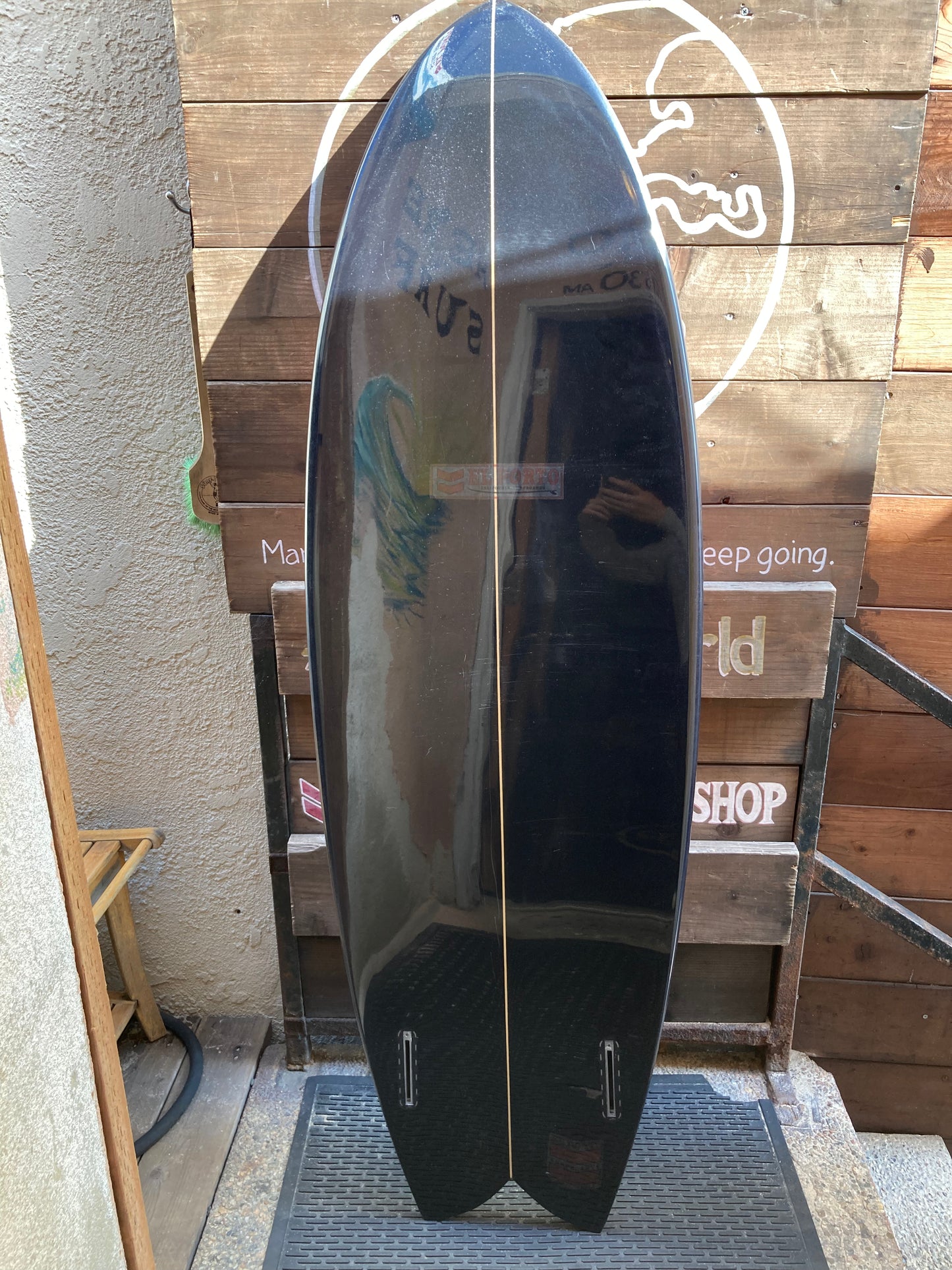 El Porto x Barahona Black Sunset 5'10 Surfboard