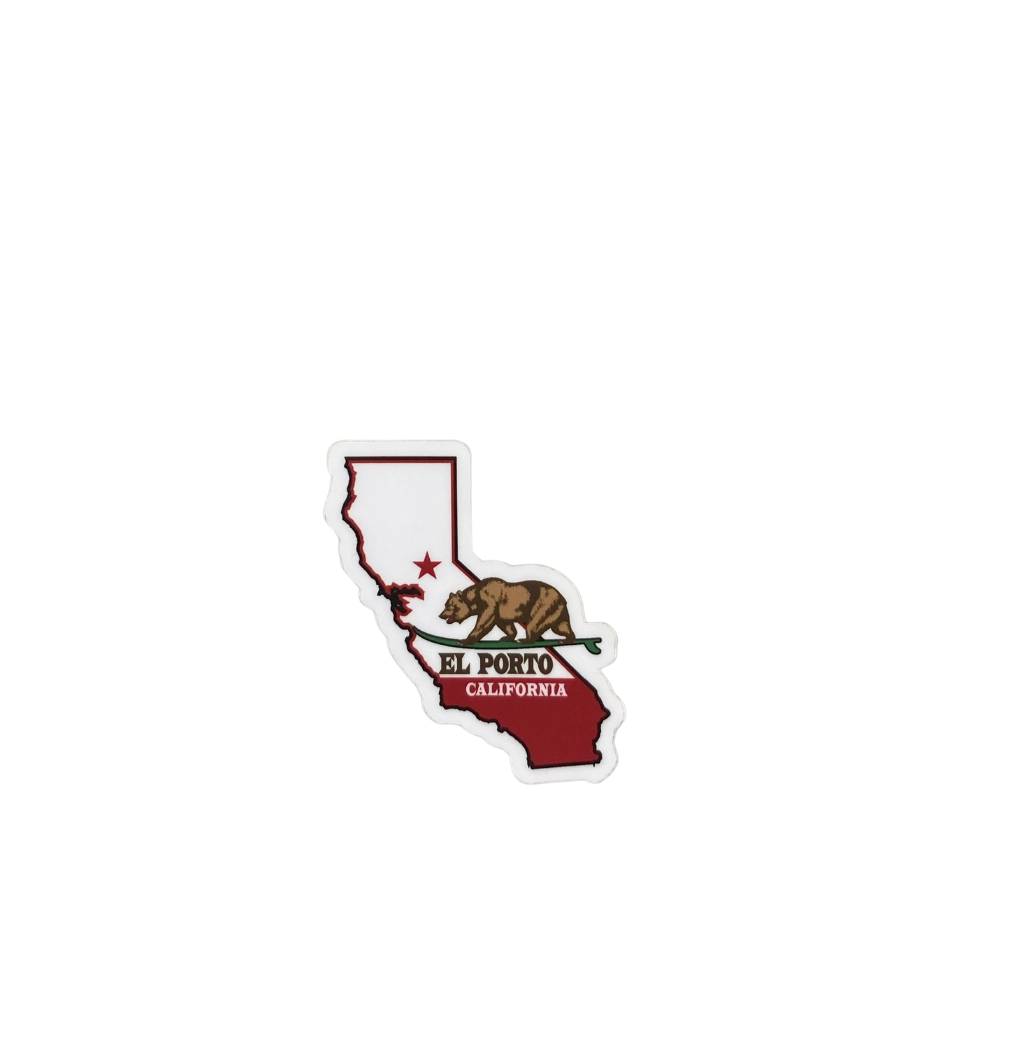 El Porto/California Sticker