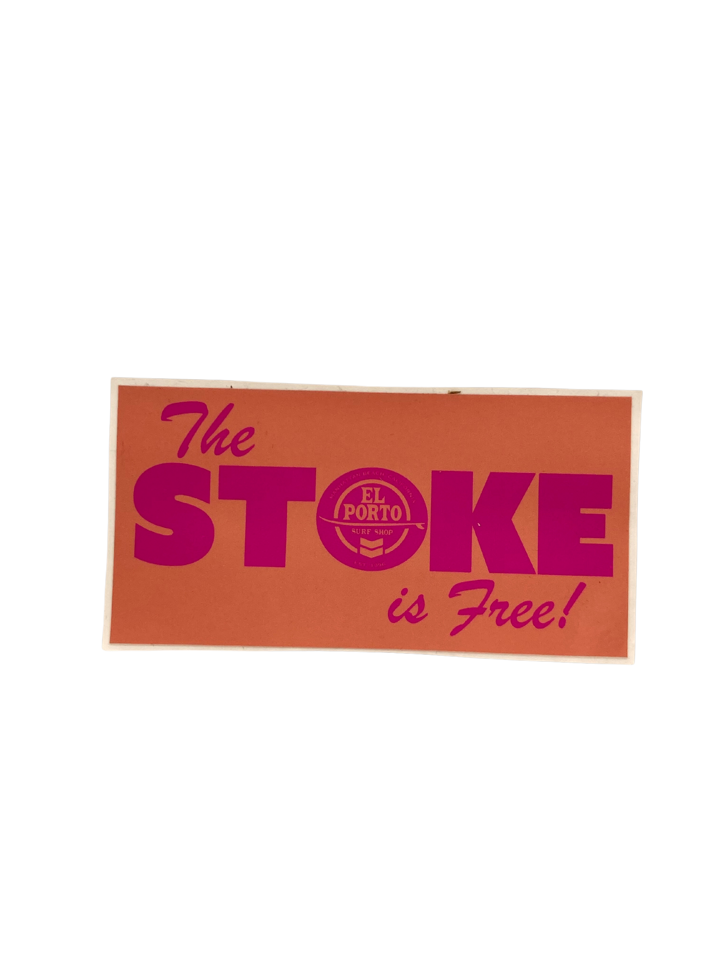 "The Stoke Is Free" Sticker