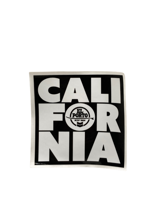 California Sticker (Black)