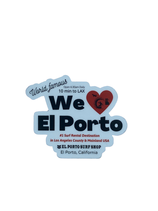 "We Love Porto" Sticker