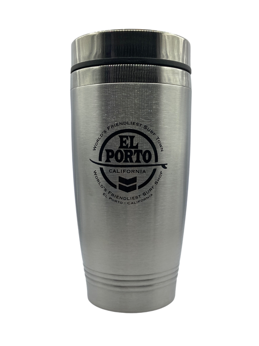 Grey El Porto Travel Mug
