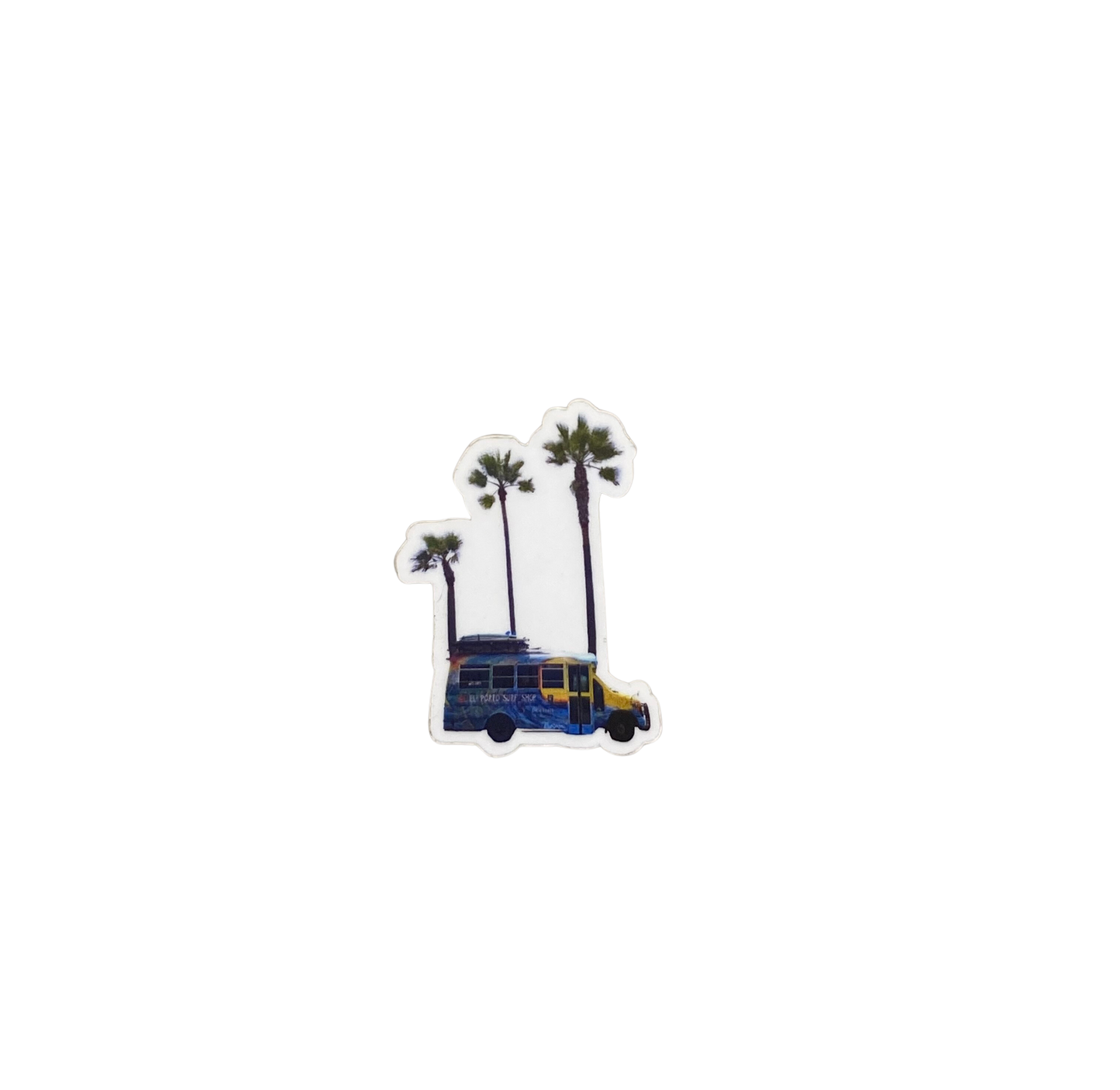 Palm Tree Bus Sticker