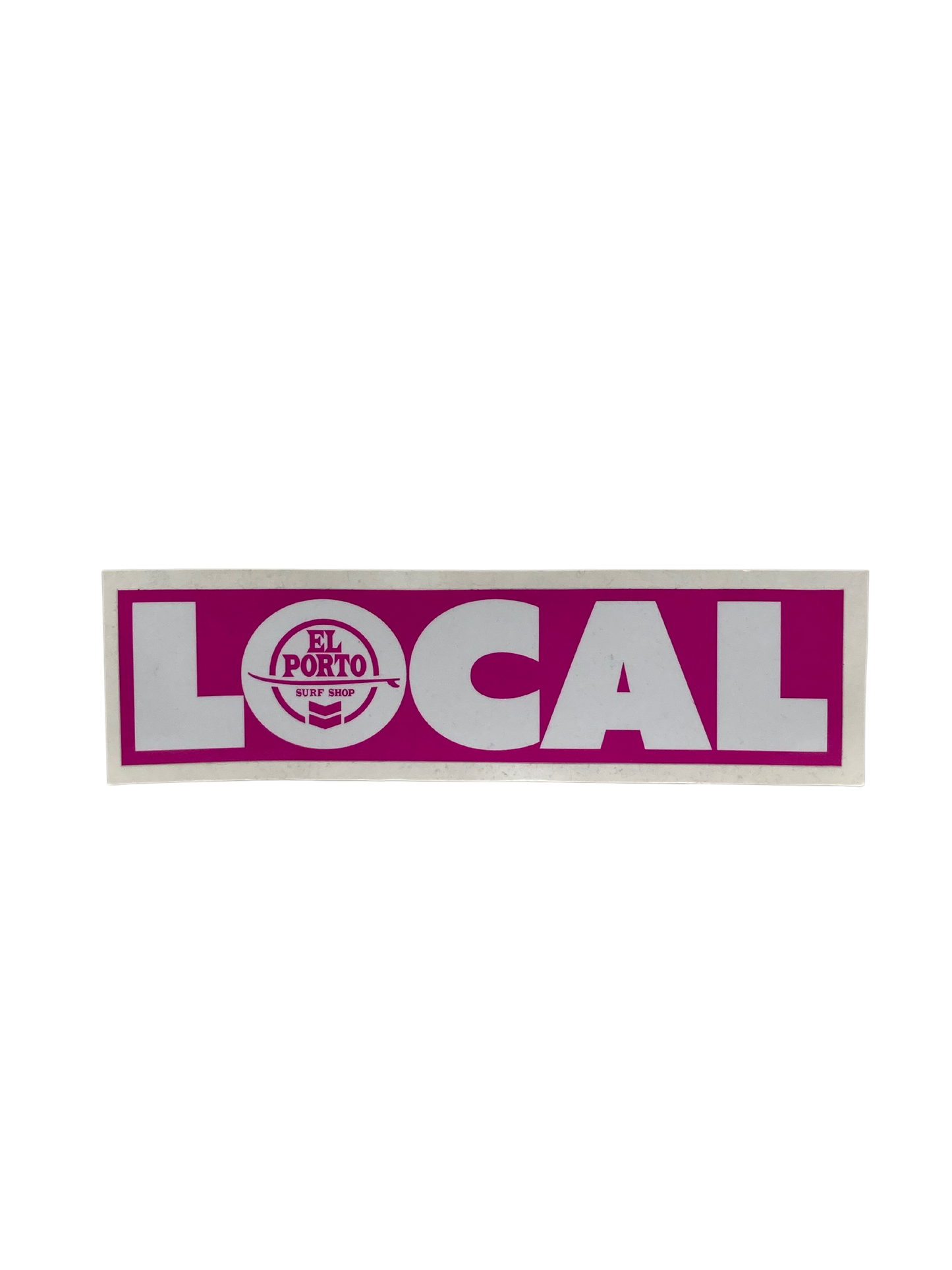 El Porto Local Sticker (Pink)