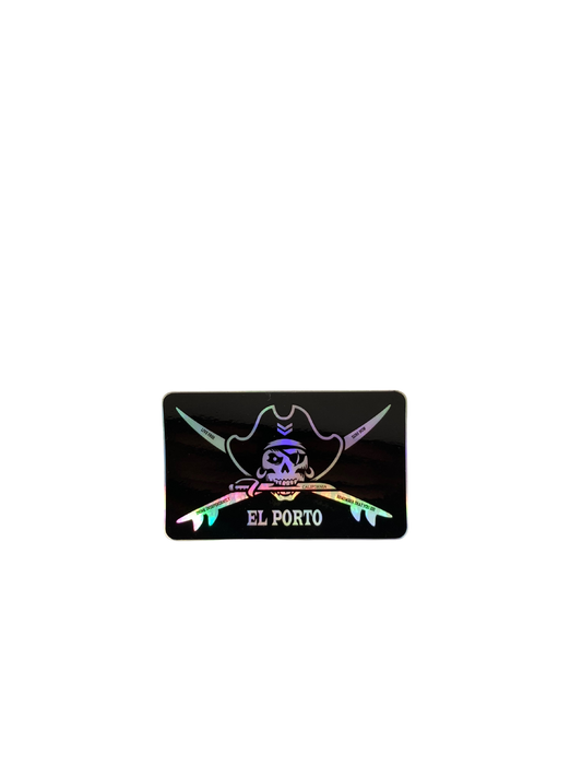 El Porto Pirate Sticker