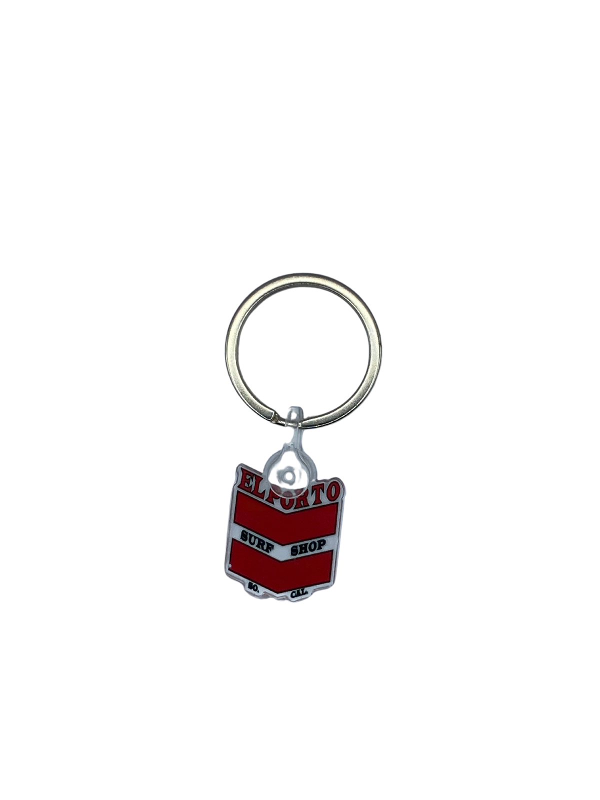 El Porto Chevron logo keychain