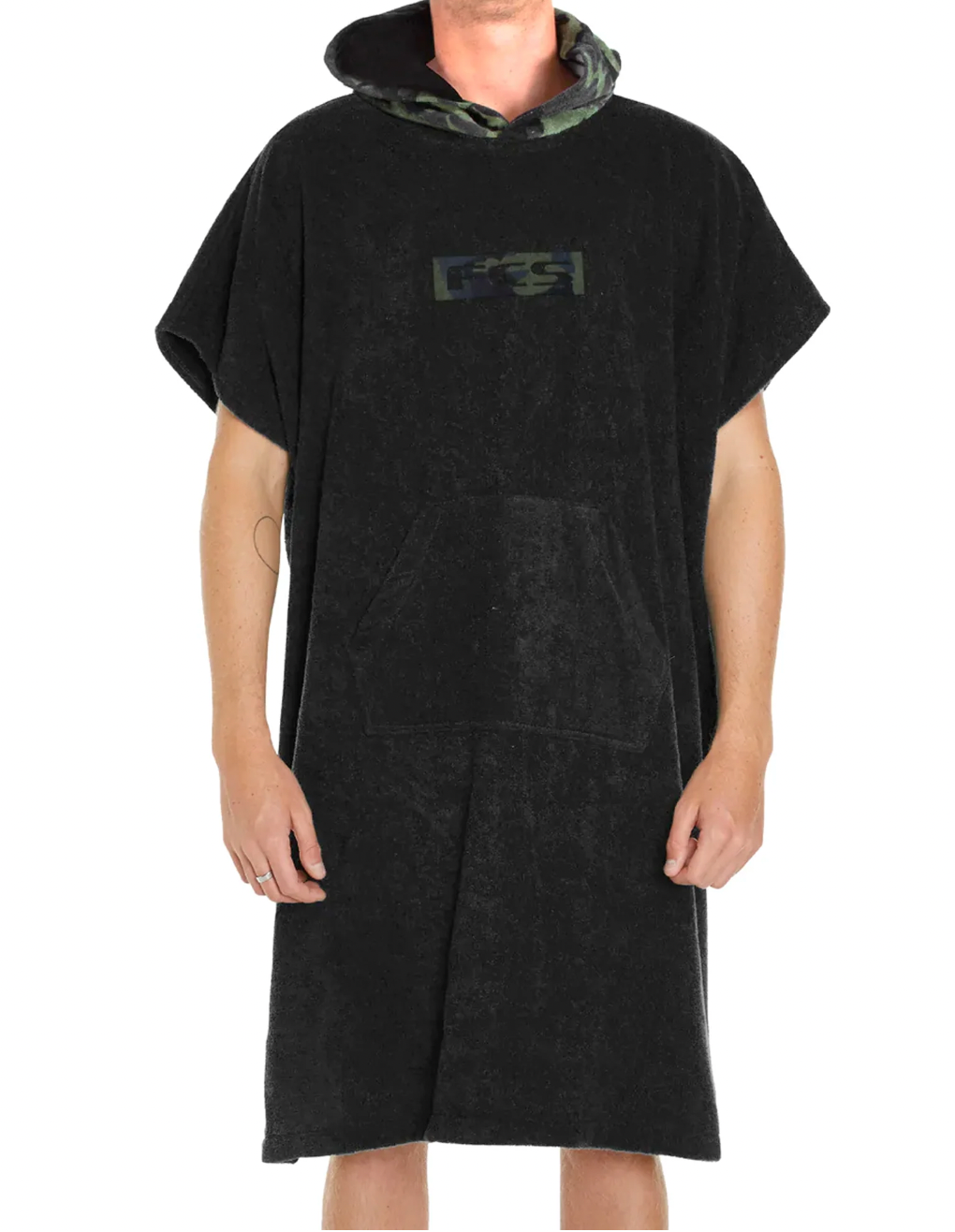 FCS Towel Poncho Black/Army