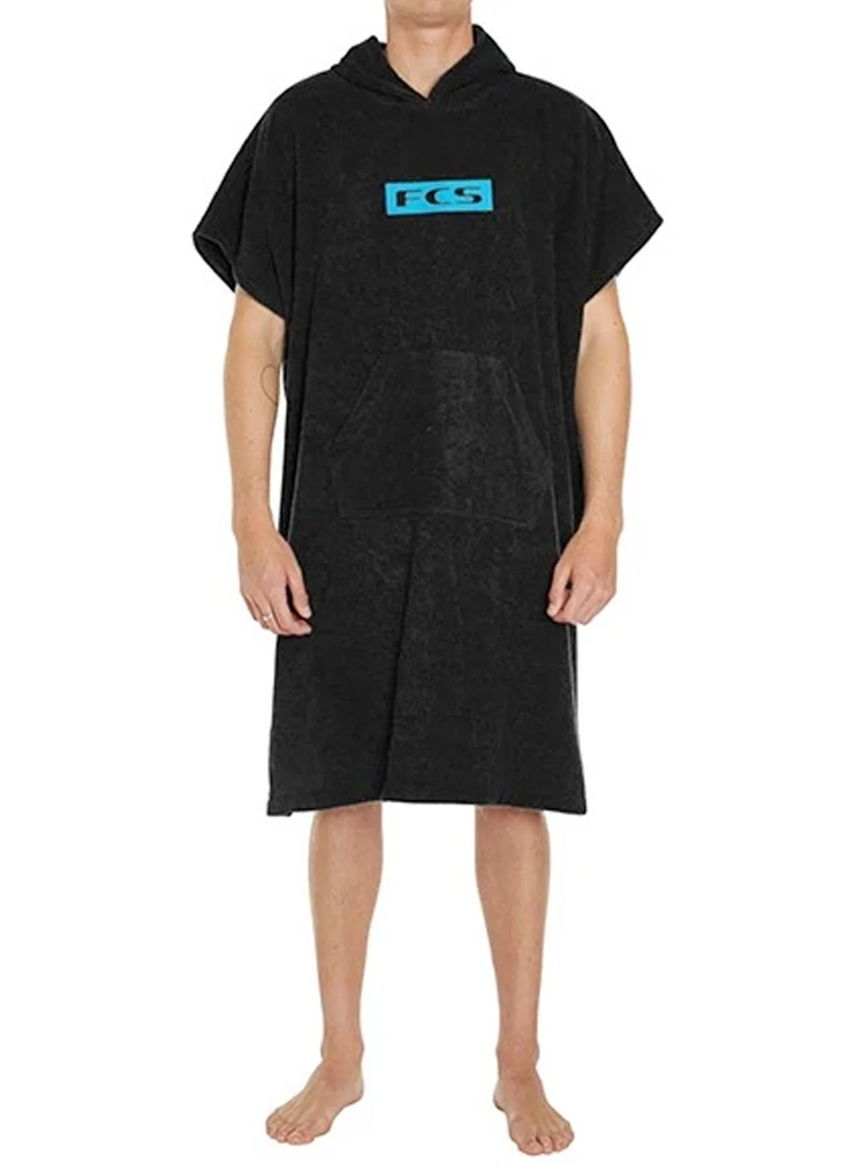 FCS Towel Poncho Black