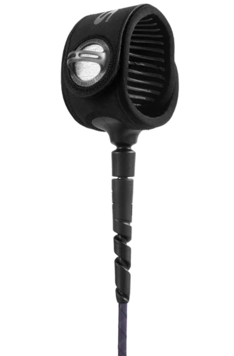 FCS 7' Freedom Helix Smoke/White Leash