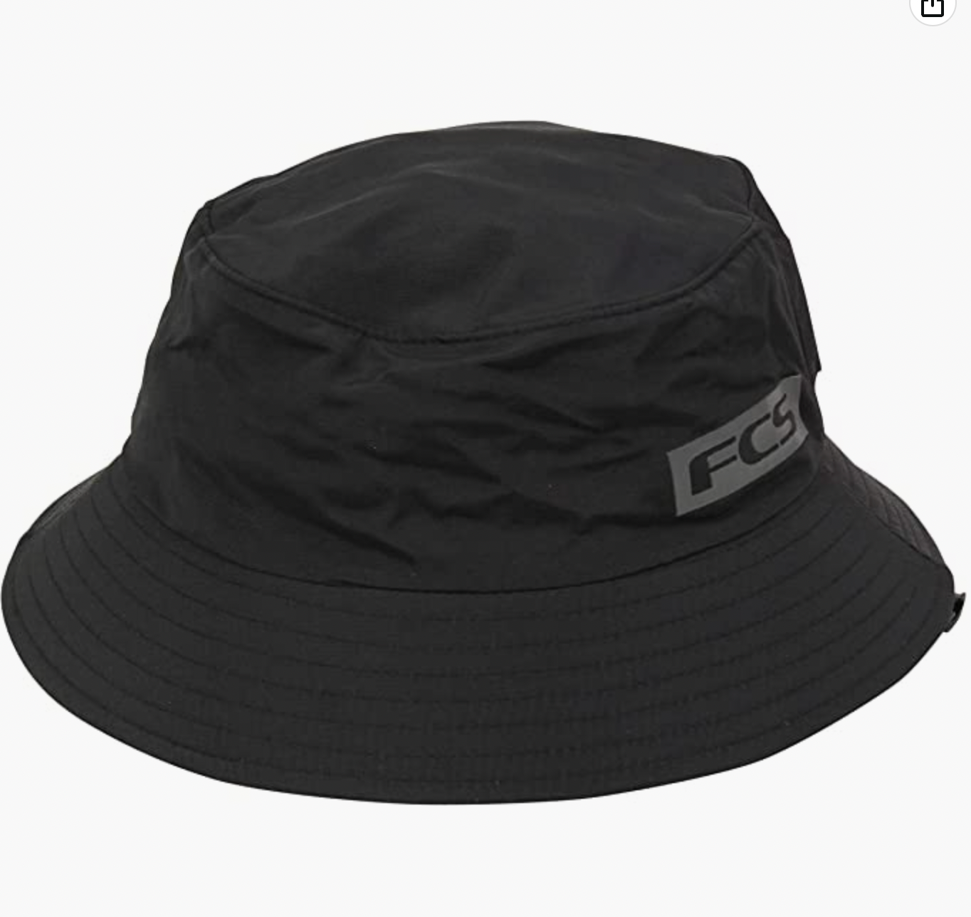 Essential Surf Bucket Hat Black Medium