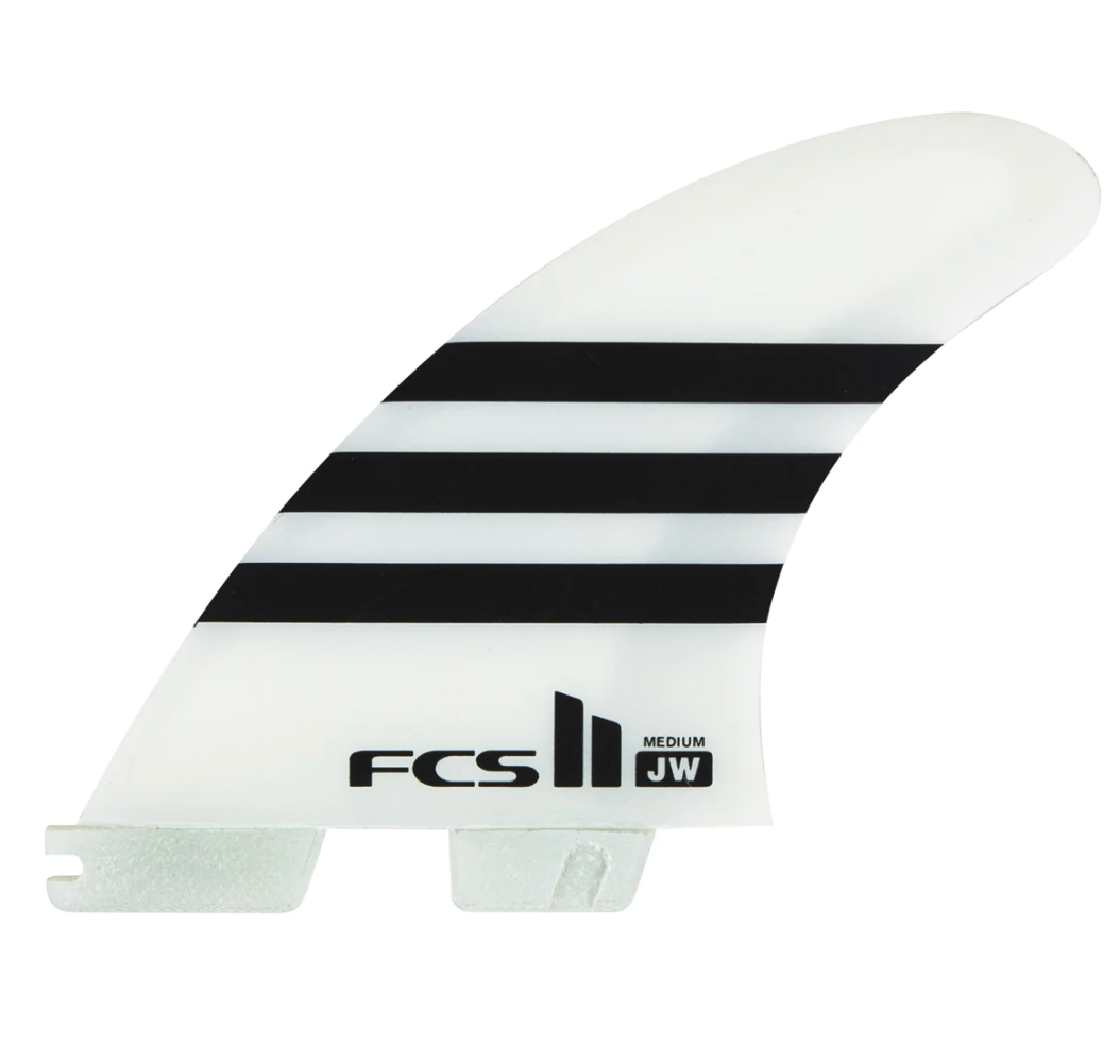 FCS II JW PC Large Black/White Tri Fins
