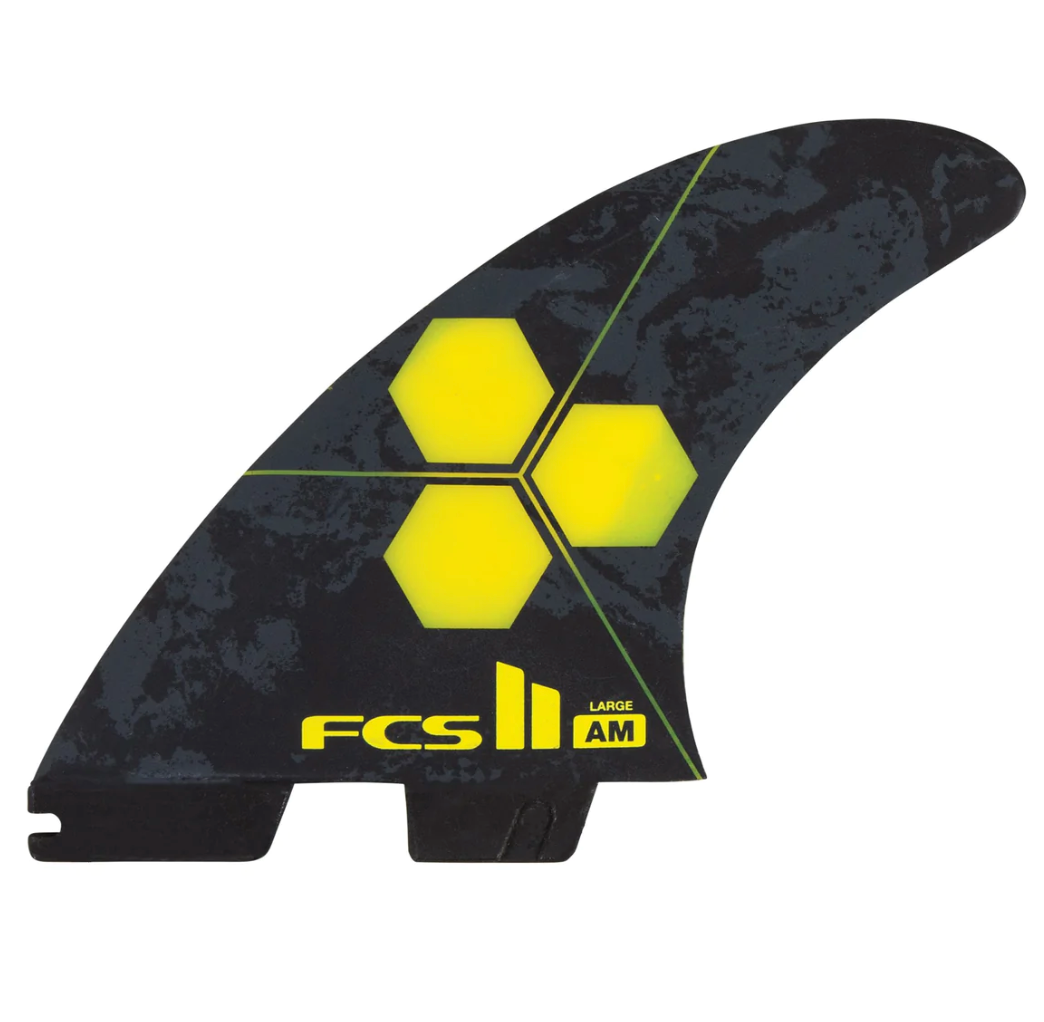 FCS II AM PC Large Yellow Tri-Quad Fins