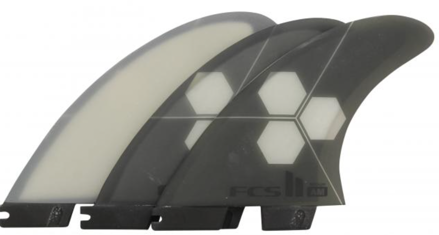 FCS II AM PC Medium Grey Tri Fins