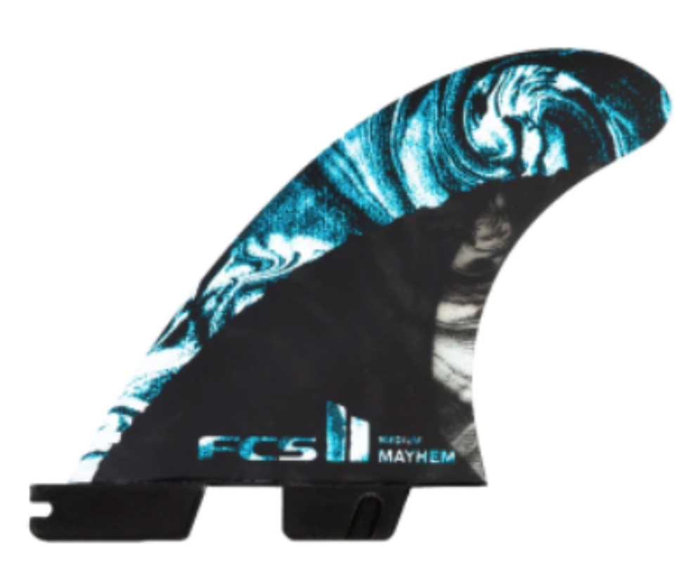 FCS II MB PC Carbon Blue Thruster Fins (Medium)