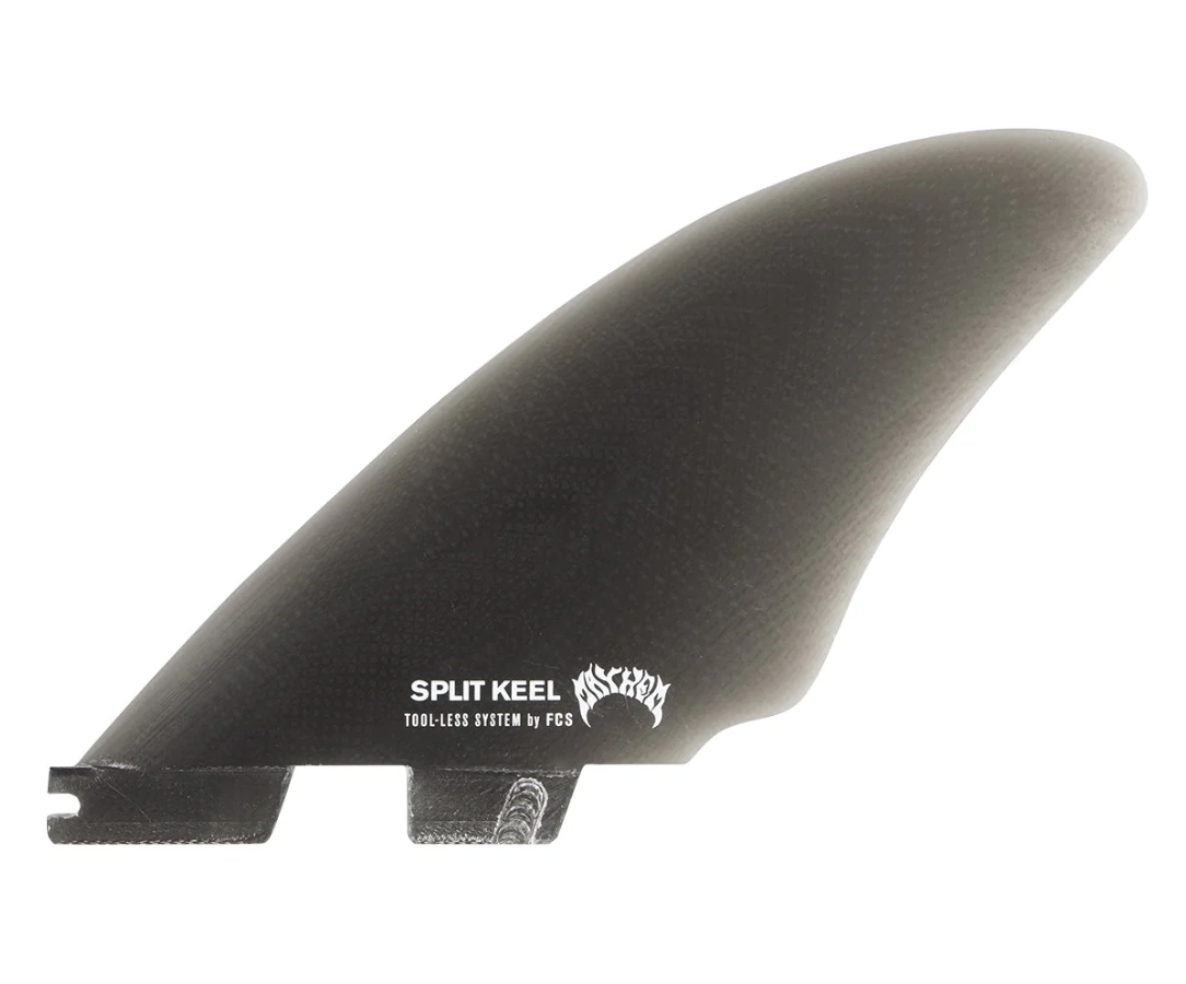 FCS II MB PG Split Keel Smoke Quad Fins