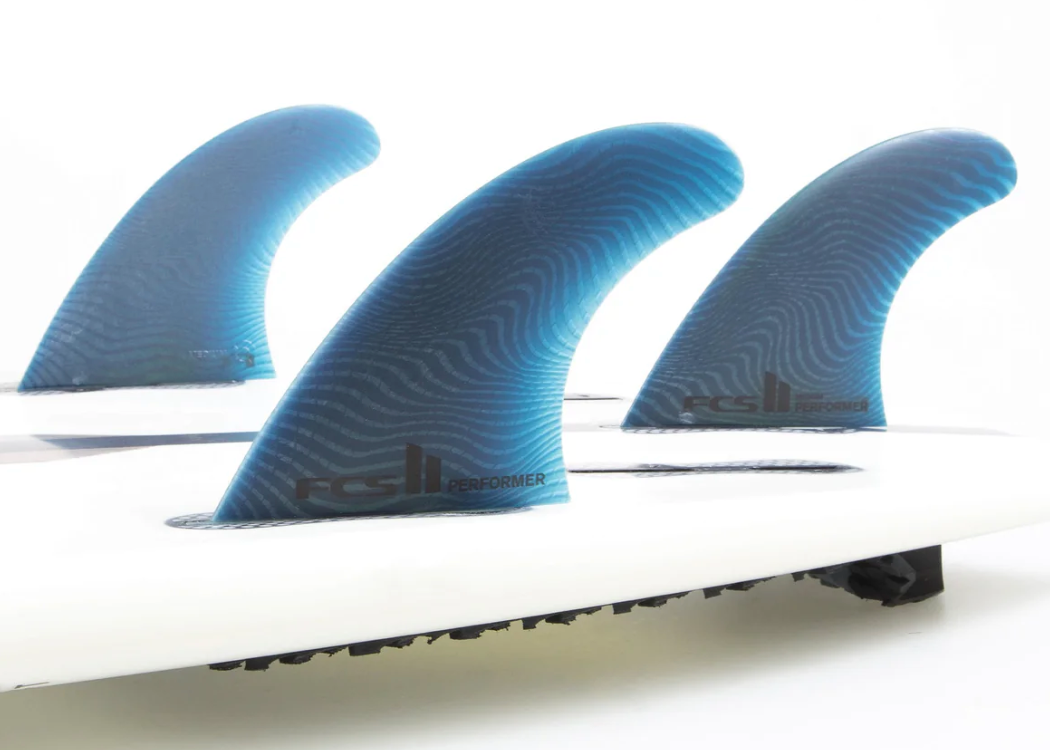 FCS II Performer Neo Glass Medium Pacific Quad Fins