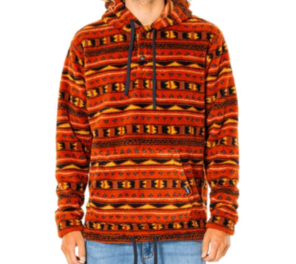 Rip Curl Solid Rock Fleece - Red