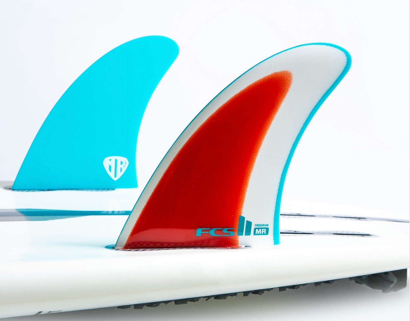 FCS II MR Freeride PG Twin Blue/Red/White Fins