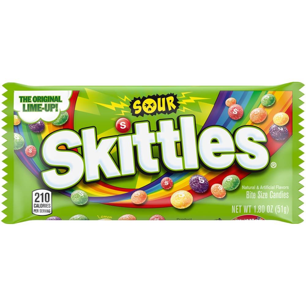 Skittles Sour Candy 1.80oz