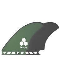 Futures Britt Merrick BMT Twin Fin (Green/Gray)